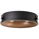 Brilliant Zois Lampa sufitowa Metal Czarny | 420mm - Nadaje Się Do 2x E27