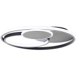 Brilliant Runda Lampa sufitowa Metal Silicone Czarny 45W 5200lm - 830-865 CCT | 500mm - Zdalne Sterowanie Ściemnianie