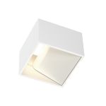 SLV Logs In Światło Ścienne Aluminium Valkoinen 6W 600lm - 830 Ciepła Biel