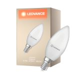 Ledvance Classic LED E14 Świeca Matowy 4.9W 470lm - 840 Zimna Biel | Zamienne 40W