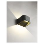Ansell LED Światło ścienne Gila Grafit 11W 512lm - 940 Zimna Biel | IP55 - Najlepsze renderowanie kolorów