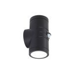 Ansell Światło Ścienne Reef Czarny Up & Down - Zewnętrzna - 10W 885lm 90D - 830-840-860 CCT | IP65 -Czujnik ruchu i Światła