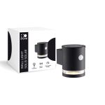 D'Lite Światło Ścienne Solis Solar Czarny Up & Down - 830 Ciepła Biel | IP54 - Czujnik Ruchu