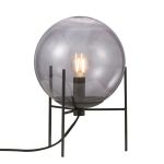 Nordlux Lampa Stołowa Alton 20 Szkło i Metal Czarny | Nadaje Się Do 1x E14
