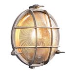Nordlux Polperro Światło Ścienne Szkło Satynowy Nikiel | 195mm - IP64 - Nadaje Się Do E27