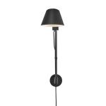 DFTP by Nordlux LED Światło Ścienne Stay Aluminium Czarny | Nadaje Się Do E27