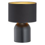 Emibig Lampa Stołowa Aspen Stal Czarny | Nadaje Się Do 1x E27 - Max 15W