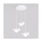 Emibig Lampa Wisząca Ritual Stal Valkoinen | Nadaje Się Do 3x G9 - Max 8W