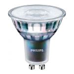 Philips MASTER LED Spot ExpertColor GU10 PAR16 5.5W 400lm 25D - 940 Zimna Biel | Najlepsze renderowanie kolorów - Ściemnianie - Zamienne 50W