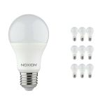 Opakowanie 10x Noxion Lucent Classic LED E27 Gruszka Matowy 8.5W 806lm - 827 Bardzo Ciepła Biel | Ściemnianie - Zamienne 60W