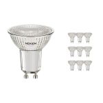 Opakowanie 10x Noxion LED Spot GU10 PAR16 4W 345lm 36D - 840 Zimna Biel | Ściemnianie - Zamienne 50W