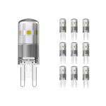Opakowanie 10x Noxion Bolt LED Capsule G9 1.9W 200lm - 827 Bardzo Ciepła Biel | Zamienne 20W