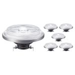 Opakowanie 6x Philips MASTER LED Spot G53 AR111 14.8W 950lm 45D - 940 Zimna Biel | Najlepsze Renderowanie Kolorów - Ściemnianie - Zamienne 75W