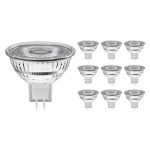 Opakowanie 10x Noxion LED Spot GU5.3 MR16 4.4W 345lm 60D - 827 Bardzo Ciepła Biel | Ściemnianie - Zamienne 35W