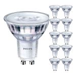 Opakowanie 10x Philips Corepro LED Spot GU10 PAR16 4.9W 485lm 36D - 840 Zimna Biel | Zamienne 65W