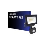 Noxion LED Iluminacja Beamy G3.1 Czarny 20W 2200lm 100D - 840 Zimna Biel | IP44 - Czujnik ruchu i Światła - Symetryczny 
