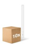 Opakowanie 10x Philips Corepro PL-L LED 24W 3400lm - 840 Zimna Biel | 4-Piny - Zamienne 55W