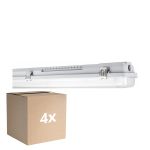 Opakowanie 4x Ledvance LED Paroizolacja Mieszkaniowy MT Gen 3 IP65 | Nadaje Się Do 2x150cm Rura LED
