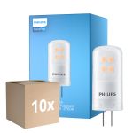 Opakowanie 10x Philips CorePro LED Capsule G4 Matowy 2.1W 210lm - 827 Bardzo Ciepła Biel | Ściemnianie - Zamienne 20W