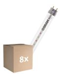 Opakowanie 8x Osram Rura LED T8 Fluora (EM/Mains) Standard Output 18.3W 1450lm - 825 Bardzo Ciepła Biel | 150cm - Zamienne 58W