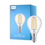 Philips Corepro LED Lustre E14 Piłka Włókno Przezroczysty 4.3W 470lm - 827 Bardzo Ciepła Biel | Zamienne 40W