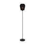 Eglo Lampa podłogowa Persley Stal Czarny Papier | IP20 - Nadaje Się Do 1x E27 