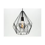 Eglo Lampa Wisząca Carlton Stal Czarny | IP20 - Nadaje Się Do 1x E27 