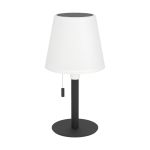 Eglo Lampa Stołowa Montapalma Solar Stal Czarny 2W 190lm - 830 Ciepła Biel | IP54 - Ściemnianie - USB-C