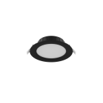 Noxion LED Downlight Hera Mieszkanie Wpuszczany Czarny 9W 900lm 80D - 827-830-840 CCT | 132mm - Aukko 120mm
