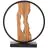 Brilliant Lampa Stołowa Chaumont Aluminium Metal Drewno Czarny 6W 850lm - 830 Ciepła Biel