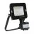 Ledvance LED Iluminacja Kompaktowy Czarny 10W 1000lm 100D - 840 Zimna Biel | IP65 - Symetryczny - Czujnik ruchu i światła