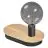 Ledvance Lampa Stołowa Decor Drewno/Czarny | Nadaje Się Do 1xE27 - Touch/3-Stopniowy Ściemnianie