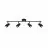 Nordlux Boston Lampa sufitowa 4-rail Metal Czarny | Nadaje Się Do 4x GU10