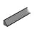 Topmet LED Profil CABI12 E slide - 1m - Complete set - Czarny