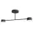 Emibig Lampa sufitowa Halo Stal Czarny | Nadaje Się Do 2x GX53 - Max 8W
