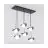 Emibig Lampa Wisząca Ritual Stal Czarny | Nadaje Się Do 6x G9 - Max 8W