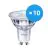 Opakowanie 10x Philips Corepro LED Spot GU10 PAR16 4.6W 355lm 36D - 827 Bardzo Ciepła Biel | Zamienne 50W