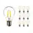 Opakowanie 10x Noxion Lucent LED E27 Gruszka Włókno Przezroczysty 7W 806lm - 822-827 Dim To Warm | Ściemnianie - Zamienne 60W