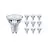 Opakowanie 10x Philips MASTER Value LED Spot GU10 PAR16 3.7W 270lm 36D - 922-927 Dim To Warm | Najlepsze Renderowanie Kolorów - Ściemnianie - Zamienne 35W