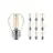 Opakowanie 10x Philips Master Value LED Lustre E27 Piłka Włókno Przezroczysty 3.4W 470lm - 927 Bardzo Ciepła Biel | Najlepsze renderowanie kolorów - Ściemnianie - Zamienne 40W