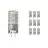 Opakowanie 10x Osram Parathom LED Pin GY6.35 3.8W 470lm - 827 Bardzo Ciepła Biel | Ściemnianie - Zamienne 40W