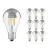 Opakowanie 10x Ledvance  Classic LED E27 Gruszka Włókno Mirror 6.5W 650lm - 827 Bardzo Ciepła Biel | Zamienne 50W