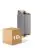 Opakowanie 10x Nordlux Nico Światło Ścienne Aluminium Antracyt Up & Down | IP54 - Nadaje Się Do 2x GU10