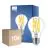Opakowanie 10x Philips Master LED E27 Gruszka Włókno Przezroczysty 10.5W 1521lm - 922-927 Dim To Warm | Najlepsze Renderowanie Kolorów - Ściemnianie - Zamienne 100W
