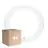 Opakowanie 4x Ledvance Rura LED T9 Value Okólnik (EM/Mains) 11W 1320lm - 840 Zimna Biel | Zamienne 22W