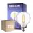Opakowanie 15x Noxion Lucent LED E27 Globe Włókno Przezroczysty 7W 806lm - 827 Ciepła Biel | Zamienne 60W