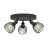 Eglo Lampa sufitowa Sonni Stal Czarny | IP20 - Nadaje Się Do 3x E14 