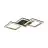 Eglo Lampa sufitowa Calliera Stal Czarny Złoty 20W 2500lm - 840 Zimna Biel | IP20 - Ściemnianie 