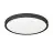 Eglo Lampa sufitowa Oświetlenie łazienkowe Fueva 6 Plastikowy Czarny 14.2W 2000lm - 827-840-865 CCT