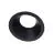Noxion Wpuszczany Spot D-round MR16 Czarny | Aukko 70mm - GU10 Trzonek